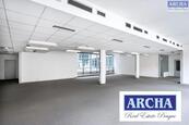Nájem moderních kanceláří 412 m2, klimatizace, 2. NP, PRAHA 1, cena 62500 CZK / objekt / měsíc, nabízí ARCHA realitní kancelář