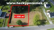 Prodej, stavební pozemek 1 258 m Zlaté Hory., cena 1761200 CZK / objekt, nabízí Vlastimil Dřímal