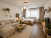 Pronájem bytu 1+1 45 m2, Hulín, cena 10800 CZK / objekt / měsíc, nabízí Šebestová Reality s.r.o.