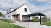 Moderní rodinný patrový dům 5-6+kk/užitná plocha 154,5 m2 s pozemkem 551 m2 - ZTV Srubec U Školky, cena 14230000 CZK / objekt, nabízí 