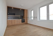 Pronájem bytu 2+kk, 40 m2, v novostavbě bytového domu Riegrova ul. v Českých Budějovicích, cena 13900 CZK / objekt / měsíc, nabízí