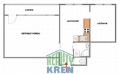 Pronájem bytu 2+1 57 m2, Praha - Braník, cena 20000 CZK / objekt / měsíc, nabízí 