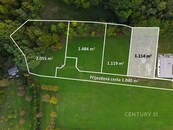 Prodej stavebního pozemku 1 374 m2 vč. komunikace Petřkovice., cena 2228000 CZK / objekt, nabízí CENTURY 21 3D Reality