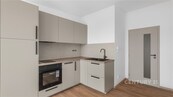 Moderní byt 1+kk s balkónem, parkovacím stáním a sklepní kójí - ul. Topolová, Milovice - Mladá, cena 12800 CZK / objekt / měsíc, nabízí 