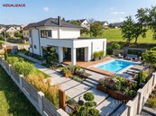 Novostavba v Kácově s velkou zahradou a garáží pro 2 auta, cena 15500000 CZK / objekt, nabízí 