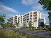 Prodej bytu 2+kk, 54,7 m2 plus lodžie 9,3 m2 v rezidenčním projektu U Lesíka ve Znojmě, cena 5369360 CZK / objekt, nabízí CENTURY 21 Vaše Reality