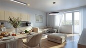 Prodej kompletně zrekonstruovaného bytu 2+kk 57 m2 s balkonem - Jiřice u Miroslavi, cena 4800770 CZK / objekt, nabízí 