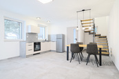 Pronájem novostavby bytu se zahradou a parkovacím místem, 3+KK, 80 m2, Hůrka, Horní Planá, cena 18500 CZK / objekt / měsíc, nabízí 