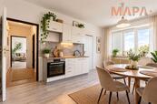 Pronájem stylového bytu 3+kk, 52 m² Most, ul. 1. máje, cena 16600 CZK / objekt / měsíc, nabízí 