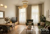 Luxusní plně vybavený apartmán se zahradou, Vinohrady, cena 40000 CZK / objekt / měsíc, nabízí EVROPA realitní kancelář