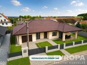 Nabízíme k prodeji moderní bungalov rodinného domu v klidné obci Sopřeč, cena 10490000 CZK / objekt, nabízí 