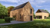 Prodej luxusní moderní dřevostavby uprostřed přírody - 3+kk, zahrada a 2 parkovací místa, cena 6990000 CZK / objekt, nabízí 