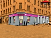 Pronájem rohového obchodu v pěší zóně (128 m2), cena 105000 CZK / objekt / měsíc, nabízí 