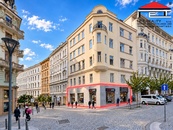 Pronájem rohového obchodu v centru Brna, Dominikánské náměstí (108,74 m2), cena 119614 CZK / objekt / měsíc, nabízí 