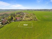 Slunný stavební pozemek pro bydlení, 1053 m2 Libeř, Praha západ, cena 4500000 CZK / objekt, nabízí