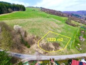 Pozemek k bydlení či rekreaci 1323 m2 Vsetín, Horní Jasenka, cena 1199000 CZK / objekt, nabízí Century 21 Humanity