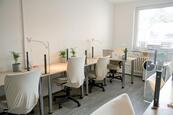 K pronájmu pracovní místo ve sdílene dvojkanceláři v atraktivní lokalitě Prahy 7 (coworking) 24/7, cena 3000 CZK / objekt / měsíc, nabízí Noblesse Homes