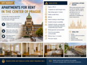 Nabízíme k dlouhodobému pronájmu velký byt v historickém centru Prahy 1, cena 49000 CZK / objekt / měsíc, nabízí 