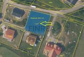 Stavební pozemek 895 m2, Milostín - Povlčín, cena 3600000 CZK / objekt, nabízí FINREA home, s.r.o.
