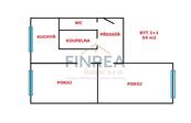 Prodej bytu 2+1, 54 m2, OV, ul. Zdeňka Fibicha, Most, cena 2650000 CZK / objekt, nabízí FINREA home, s.r.o.
