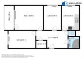 Družstevní byt 3+1+L, 79,65 m², Teplice, Edisonova 1841. , cena 3100000 CZK / objekt, nabízí Macháček reality