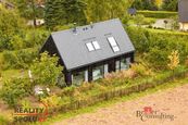 Prodej moderní dřevostavby s velkou zahradou Kryštofovo Údolí, Liberec 121 m užitné plochy, dvougar, cena 16990000 CZK / objekt, nabízí Realityspolu