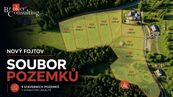 Soubor 9 slunných stavebních pozemků jen 10 minut od Karlových Varů, cena cena v RK, nabízí 