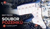 Soubor 9 slunných stavebních pozemků jen 10 minut od Karlových Varů, cena cena v RK, nabízí 