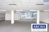 Nájem moderních kanceláří 412 m2, klimatizace, 2. NP, PRAHA 1, cena 62500 CZK / objekt / měsíc, nabízí ARCHA realitní kancelář