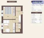 Prodej bytu 2+kk, plocha 42 m2, 3. NP, Praha 6, cena 6348000 CZK / objekt, nabízí ARCHA realitní kancelář