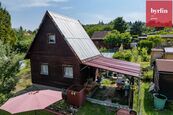 Prodej udržované zahrady s rekreační chatou, 395 m Krnov, Pod Cvilínem, cena 650000 CZK / objekt, nabízí 