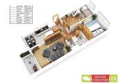 Praha / Háje, vybavený byt 3+1 s lodžií a sklepem, cena 23500 CZK / objekt / měsíc, nabízí 