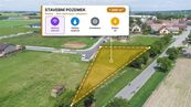 Stolany - stavební pozemek o výměře 1.366 m2, cena 3750000 CZK / objekt, nabízí 