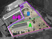 Skladovací areál o výměře cca 1,7 ha se skladovou halou a volnými pozemky, cena 20000000 CZK / objekt, nabízí GENERA s. r. o.