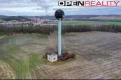 Prodej pozemku s vodojemem ocelové konstrukce, cena 780000 CZK / objekt, nabízí OPENREALITY, realitní kancelář, s.r.o.