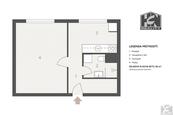 Dlouhodobý podnájem pěkného bytu 1+1, 36 m² po rekonstrukci, Mšeno nad Nisou Jablonec nad Niso, cena 11000 CZK / objekt / měsíc, nabízí 