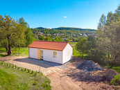Prodej nově zkolaudovaného modulového domu WoodCon s pozemkem v Tisé, cena 5200000 CZK / objekt, nabízí 
