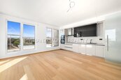 pronájem nadstandarndího nového bytu 3+kk s terasou, sklepem a parkováním, residence Hálkova, ČB, cena 24000 CZK / objekt / měsíc, nabízí