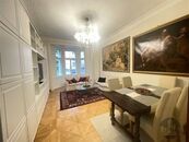 Pronájem, pěkný zařízený byt 4+1, Mánesova, Praha 2, 3 ložnice, 2 koupelny, cena 38000 CZK / objekt / měsíc, nabízí 