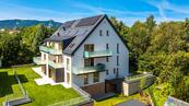 Pronájem moderního bytu 1+kk s balkonem, sklepem a krytým parkovacím místem v novostavbě v Liberci, cena 13900 CZK / objekt / měsíc, nabízí 