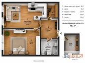 Prodej zrekonstruovaného bytu 2+kk, 48,5 m2 se zahradou, Praha - východ, cena 4750000 CZK / objekt, nabízí 