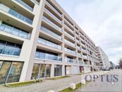 P8 Karlín, ul. Za Karlínským přístavem, luxusní nový byt 2 + k.k., lodžie, 65 m2, sklep, garáž, cena 30000 CZK / objekt / měsíc, nabízí OPTUS Reality s.r.o.