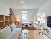 Horoměřice, ul. Politických vězňů, nadstandardní mezonetový byt 3 + k. k. + pracovna, 78 m2, parking, cena 27000 CZK / objekt / měsíc, nabízí 