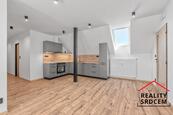Pronájem moderního podkrovního bytu 3+kk s komorou, 82 m2, Sedlnice u Nového Jičína, cena 13500 CZK / objekt / měsíc, nabízí 