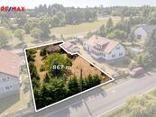 Prodej stavebního pozemku 867 m2 v Těptíně, 20 min. od okraje Prahy, cena 4990000 CZK / objekt, nabízí 