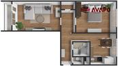 Pronájem velmi pěkného bytu 2+1 s lodžií ul. Antonína Sovy, Opava, cena 12000 CZK / objekt / měsíc, nabízí