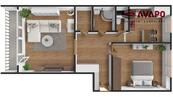 Pronájem pěkného bytu 2+1 s lodžií a garáží ul. Lidická, Hradec nad Moravicí, cena 13500 CZK / objekt / měsíc, nabízí 