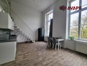 Pronájem moderního mezonetového bytu 1+kk na ul. Popské v Opavě, cena 11000 CZK / objekt / měsíc, nabízí AVAPO-realitní kancelář s.r.o.