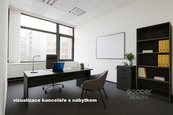 Pronájem kanceláře 17,34 m2 ulice Sokolovská, cena 2308 CZK / objekt / měsíc, nabízí 
