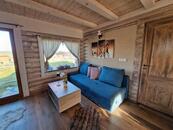 Novostavba finského srubového domu u Mnichova Hradiště a Mladé Boleslavi.